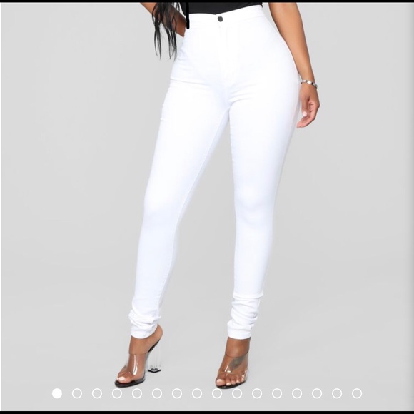 fashion nova white jeans